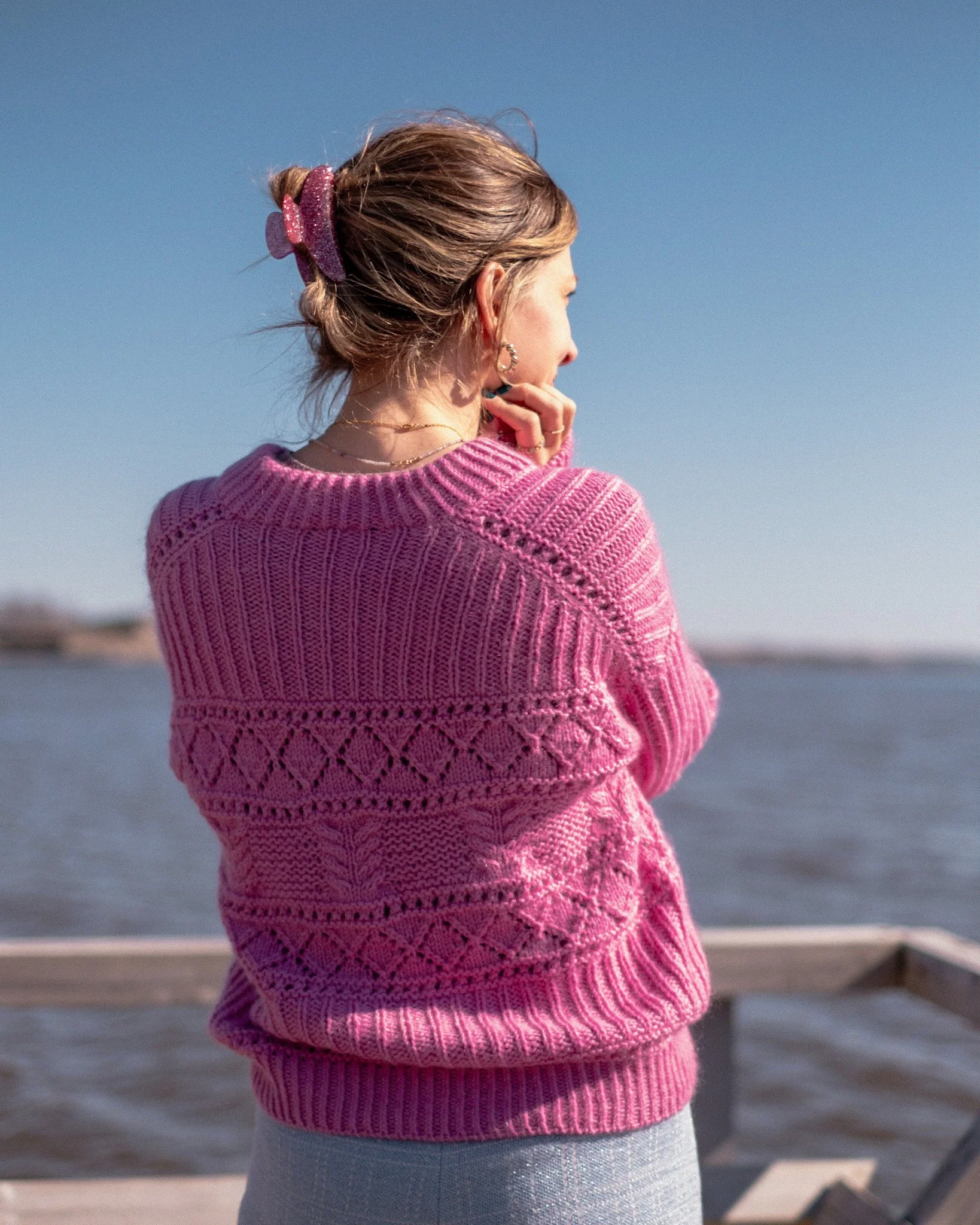 TASTE by Knit】Knit embroidery sukajan TASTE by Knit】Knit